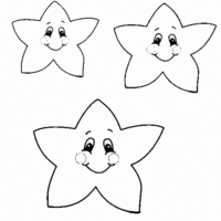 Desenho de Estrelinhas para colorir