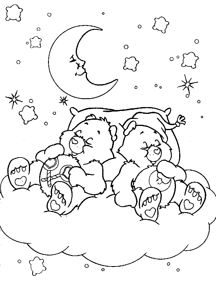 Ursinhos carinhosos dormindo juntos