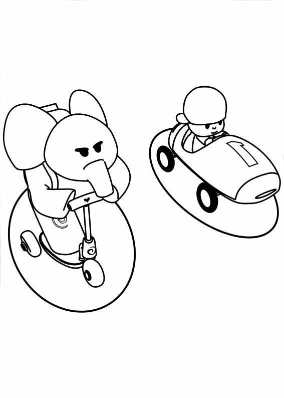 Desenho de Carro de corrida para colorir - Tudodesenhos