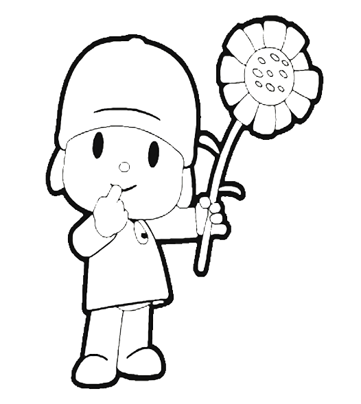 Desenho de Pato amigo do Pocoyo para colorir - Tudodesenhos