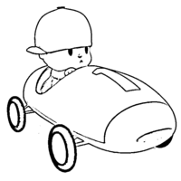 Desenhos de Carros de Corrida para colorir - Bora Colorir