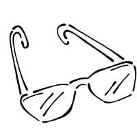 Desenho de Óculos bonitos para colorir
