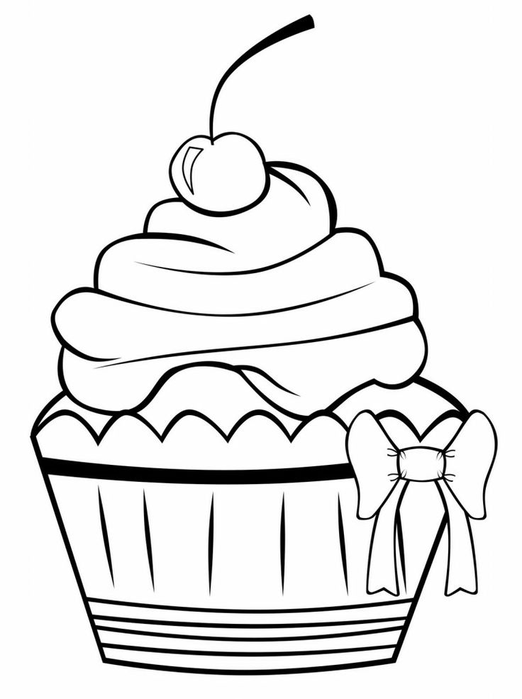 Cupcake com lacinho