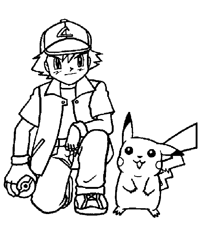 Como desenhar Ash e Pikachu 