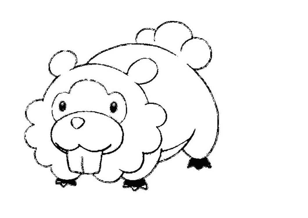 Desenho de Bidoof para colorir - Tudodesenhos