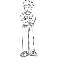 Desenho de Brock para colorir