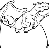 Desenho de Charizard para colorir