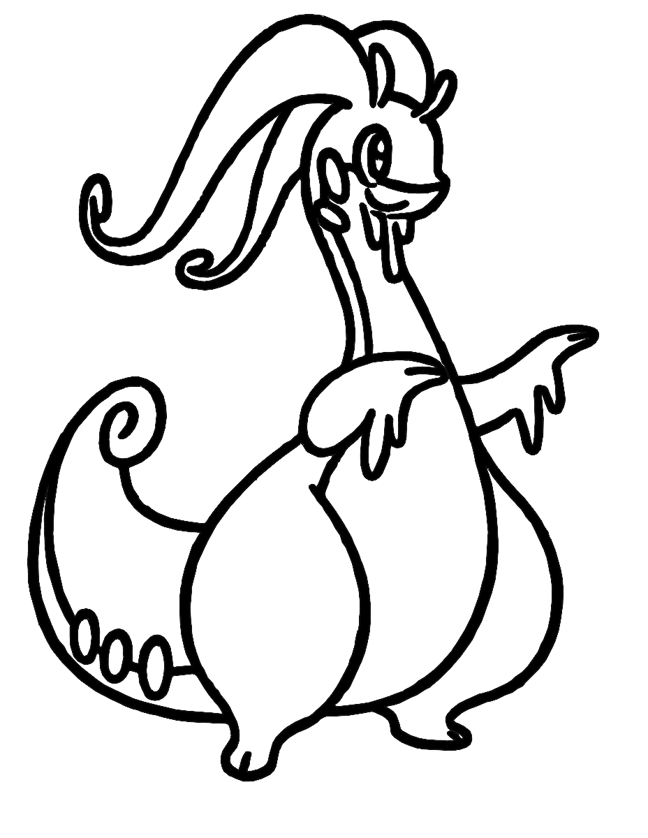  Goodra Coloring Pages for Kids