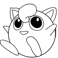 Desenho de Jigglypuff para colorir