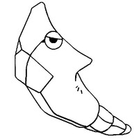 Desenho de Metapod para colorir