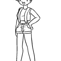 Desenho de Misty para colorir