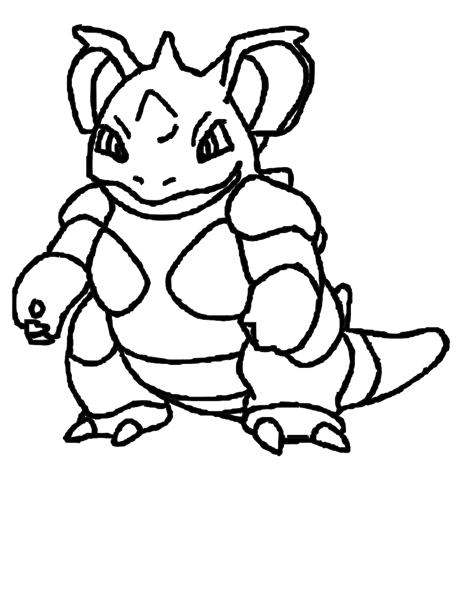 Desenho De Nidoqueen Para Colorir Tudodesenhos