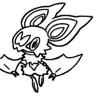 Desenho de Noibat para colorir