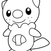 Desenho de Oshawott para colorir