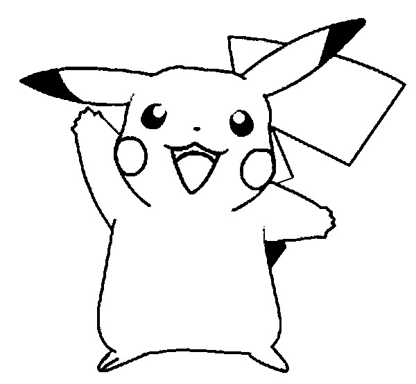 Desenhos do Pikachu para colorir - Bora Colorir