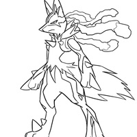 Desenhos para colorir de blaziken nervoso 