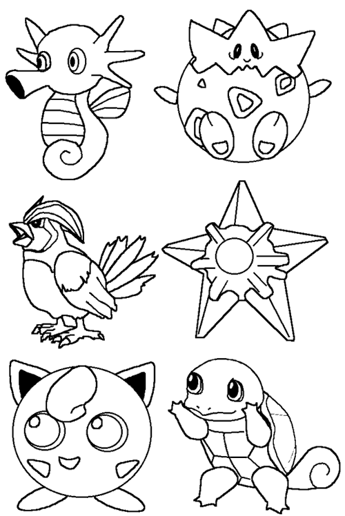 30+ Desenhos Pokémon XY para colorir