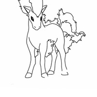 Desenho de Ponyia para colorir