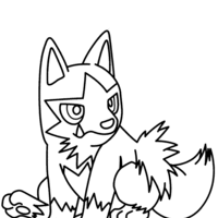 Desenho de Poochyena para colorir