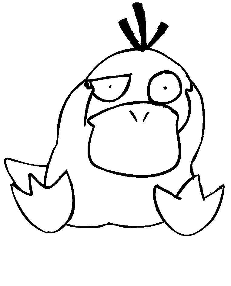 Pokemon Psyduck Coloring Pages Coloring Pages