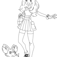 Desenho de Ash, Brock e Pikachu correndo para colorir - Tudodesenhos