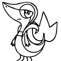 Desenho de Snivy para colorir