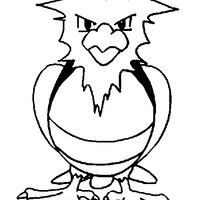 Desenho de Spearow para colorir