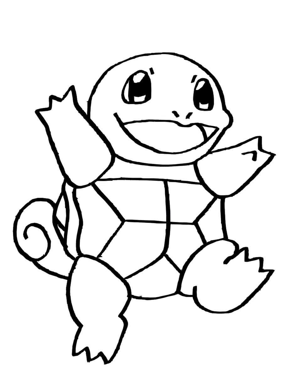 Desenho De Squirtle Para Colorir Tudodesenhos