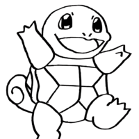 Desenho de Squirtle para colorir