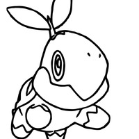 Desenho de Turtwig para colorir