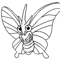 Desenho de Venomoth para colorir