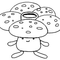 Desenho de Vileplume para colorir