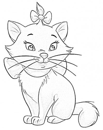 Imagens para Colorir da Gatinha Marie da Disney  Da gatinha marie, Gata  marie, Desenhos de gatos