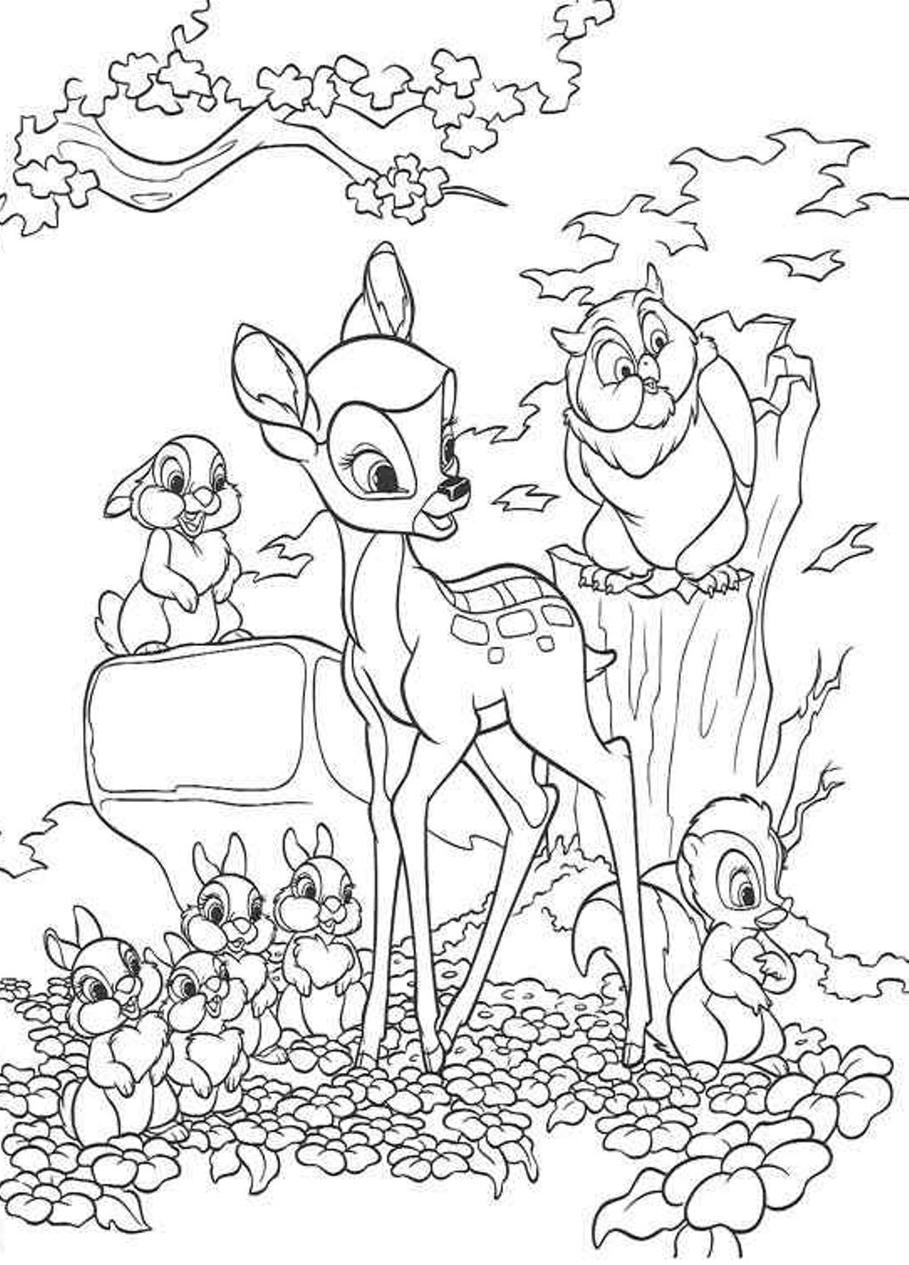 Bambi e amigos da floresta