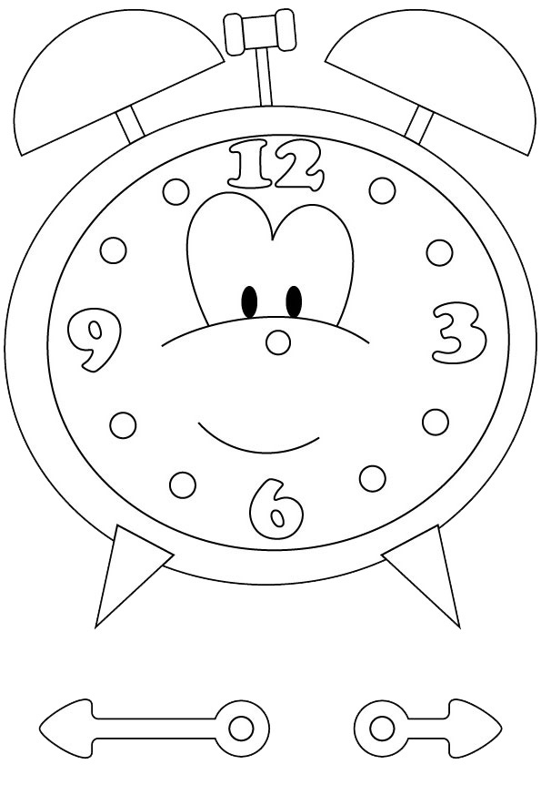 Desenhos de Relógio para colorir - Tudodesenhos