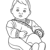 Desenho de Bebezinho para colorir
