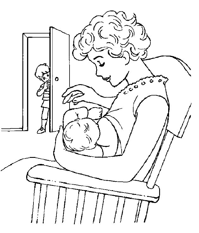 Mamae amamentando bebe recem nascido