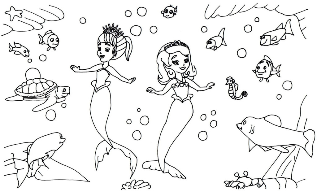 Desenhos de Princesa Sofia para Colorir e Imprimir 