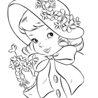 Desenho de Menina princesa para colorir