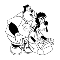 Desenho de Peter PJ e Max para colorir