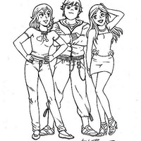 Desenho de Amigos da Luluzinha para colorir