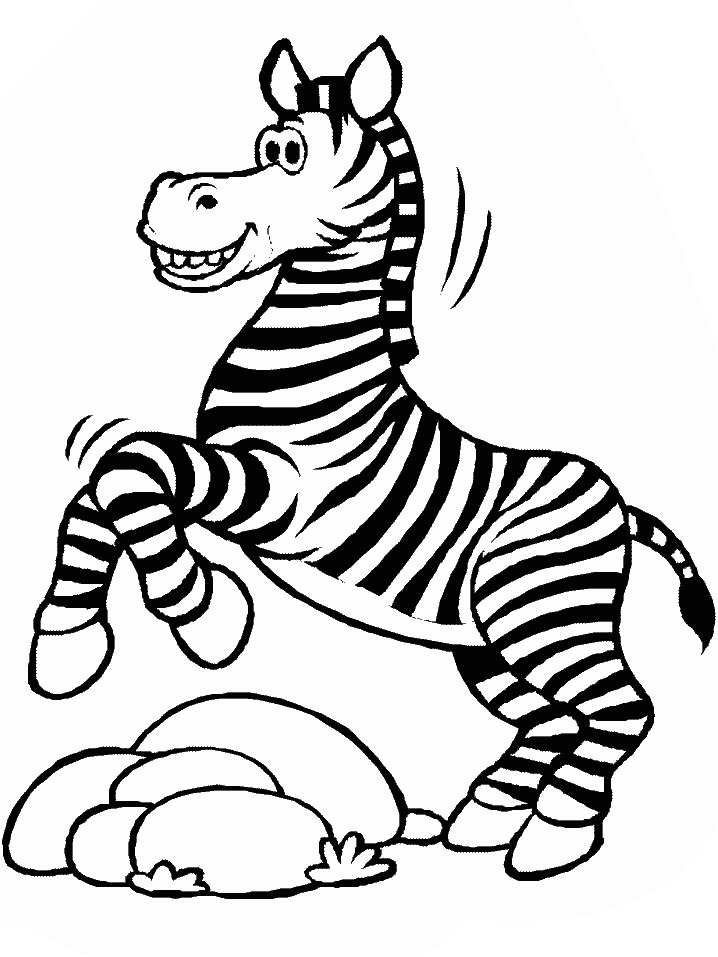 Zebra rindo