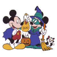 Desenhos do Mickey Halloween para colorir