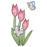 Desenhos de Tulipa para colorir