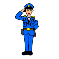 Desenhos de Policial para colorir