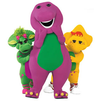 Desenhos de Barney e seus amigos para colorir