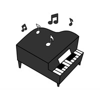 Desenhos de Piano para colorir