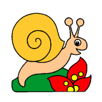 Desenhos de Caracol para colorir