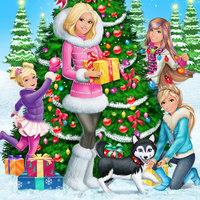 Desenhos de Barbie e o Natal Perfeito para colorir