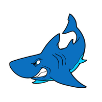 Desenhos de Tubarão para colorir
